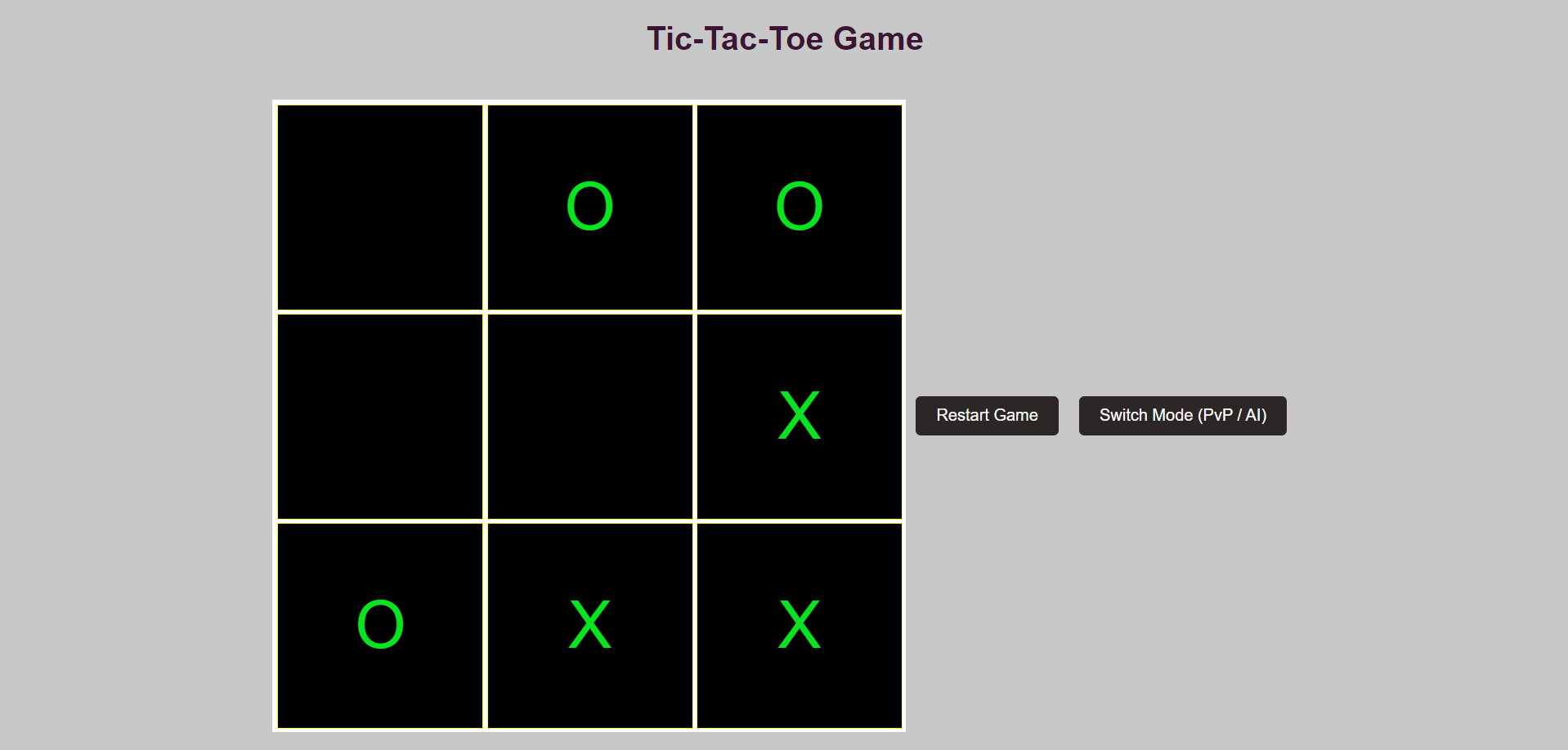 Unbeatable Tic-Tac-Toe Project